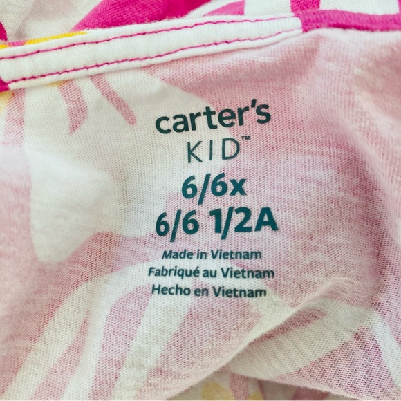 EUC Set of THREE Dresses Kids Size 6/6x Unicorn Floral Denim print hearts - Picture 6 of 10